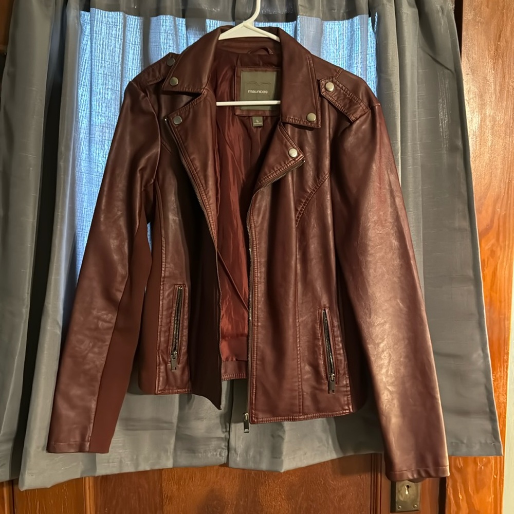 Maurice’s Maroon Polyester Jacket